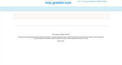 Desktop Screenshot of holy-grateful.com