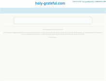 Tablet Screenshot of holy-grateful.com